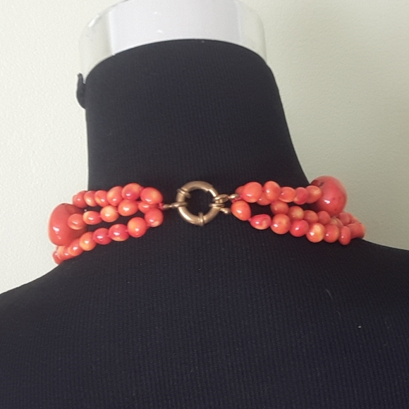 Heavy beaded necklace - Picture 2 of 2